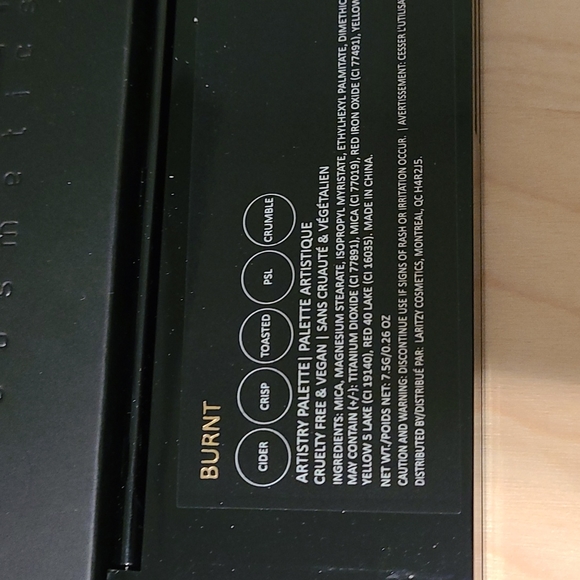 *closet clearout* 2/$20 NIB - Laritzy Cosmetics - pallette Burnt - Picture 6 of 6